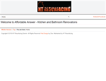 Tablet Screenshot of ntresurfacing.com.au